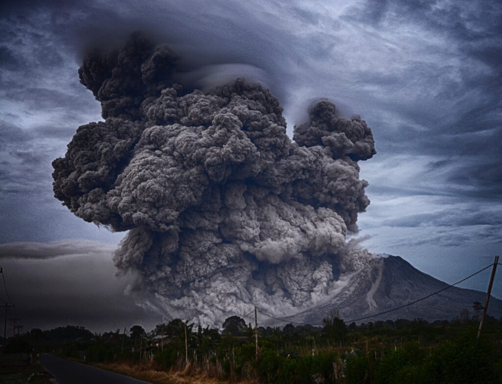 volcanic eruption - single greatest threat to biodiversity